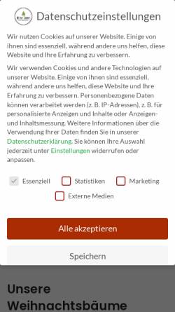 Vorschau der mobilen Webseite www.meinetanne.de, Meine Tanne