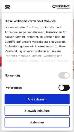 Vorschau der mobilen Webseite www.wohnrevier.de, wohnrevier - Högner GmbH & Co. KG
