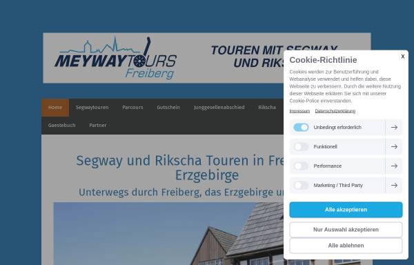 Vorschau von www.meyway-tours.de, Meyway Tours