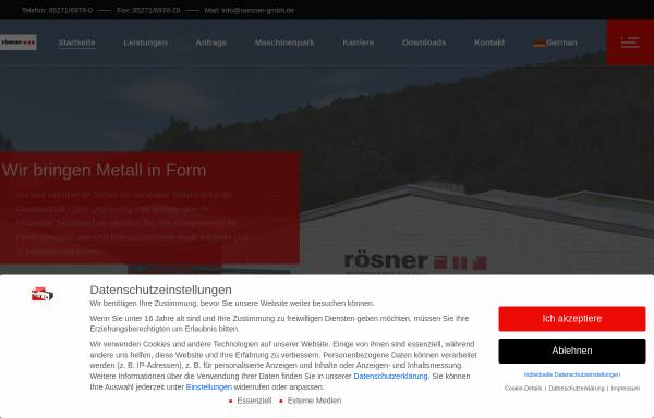 Rösner Maschinenbau und Förderteile GmbH & Co. KG