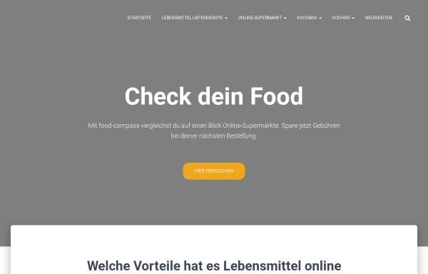 Vorschau von food-compass.de, Food-Compass