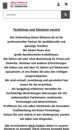 Deine-Stickerei - Ralf Belitz