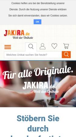 Vorschau der mobilen Webseite jakira.de, JAKIRA GmbH & Co. KG