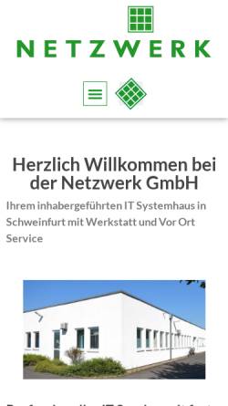 Vorschau der mobilen Webseite netzwerk-sw.de, Netzwerk GmbH