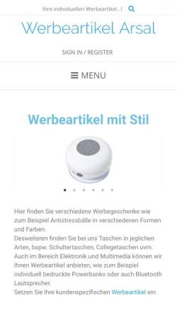 Werbeartikel Arsal