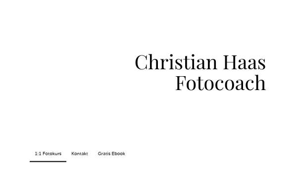 Christian Haas Fotocoach