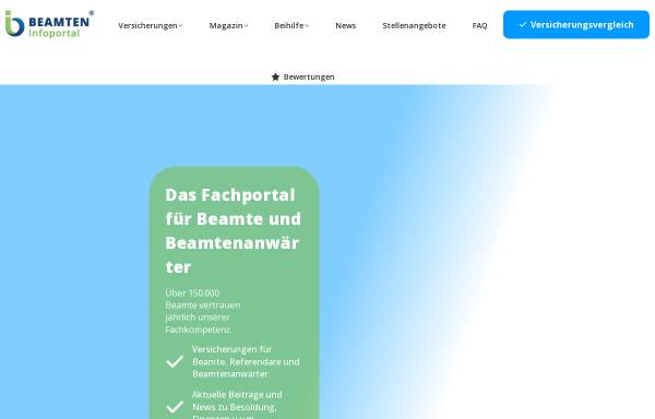 Vorschau von beamten-infoportal.de, beamten-infoportal