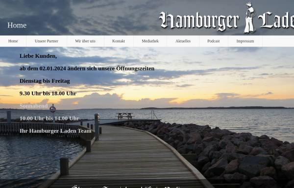 Vorschau von www.hamburger-laden.de, Hamburger Laden - Max Gronau und Sohn GmbH