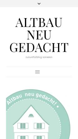 Altbau neu gedacht - nachhaltig sanieren