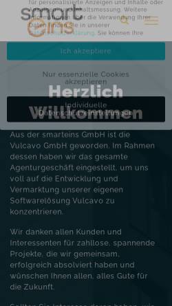 Vorschau der mobilen Webseite smarteins.de, smarteins GmbH
