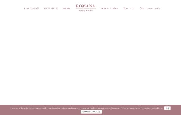 Vorschau von romana-beauty.de, Romana Beauty & Nails