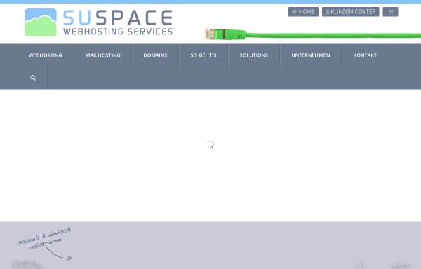 Vorschau von www.suspace.net, SUSPACE - ESAT Friehs & Kern OG