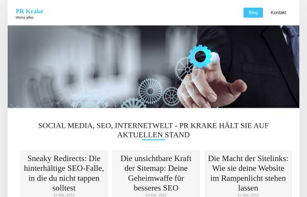 Vorschau von www.pr-krake.de, Pr Krake - my-webnet GmbH