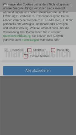 Vorschau der mobilen Webseite markentauglich.de, Markentauglich, Winkler & Flohr GbR