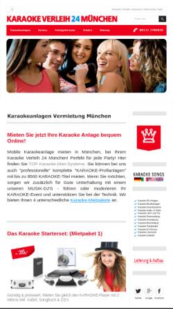Karaoke Verleih 24 München