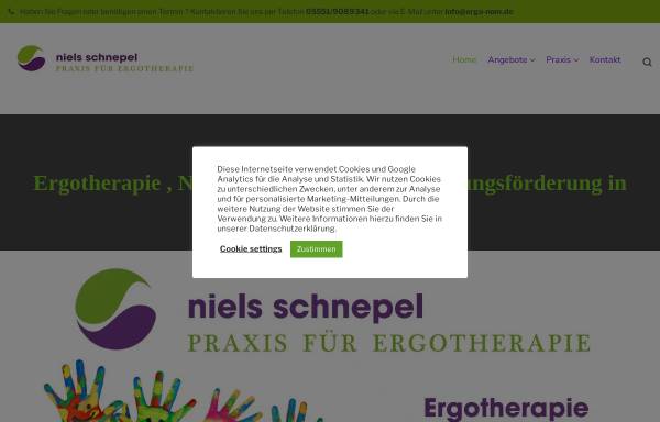 Vorschau von www.ergo-nom.de, Niels Schnepel - Praxis für Ergotherapie