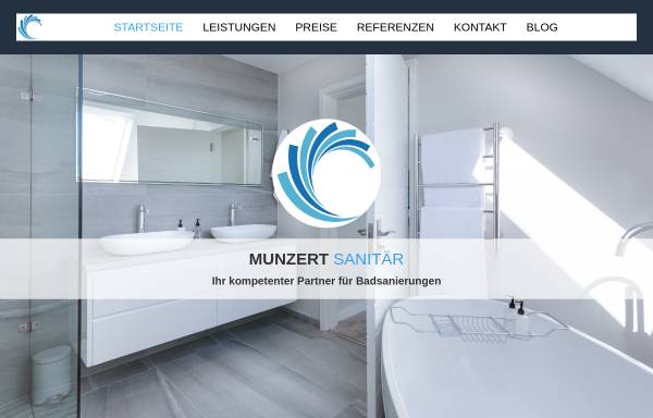 Vorschau von munzert-sanitaer.de, Munzert Sanitärinstallation UG