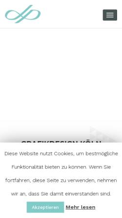 Vorschau der mobilen Webseite www.linda-polak.de, Linda Polak - Print & Screen Design