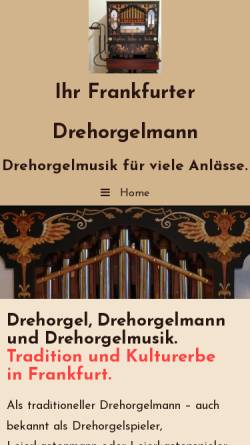 Frankfurter Drehorgelmann - Markus Schüller