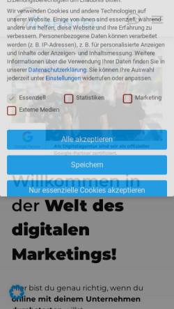 Vorschau der mobilen Webseite www.lahntec.de, Lahntec Consulting GmbH - Webdesign | Suchmaschinenoptimierung | Webmarketing