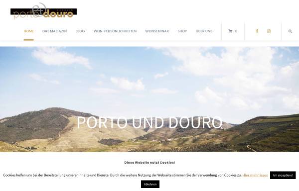 Vorschau von porto-und-douro.de, Porto & Douro Magazin