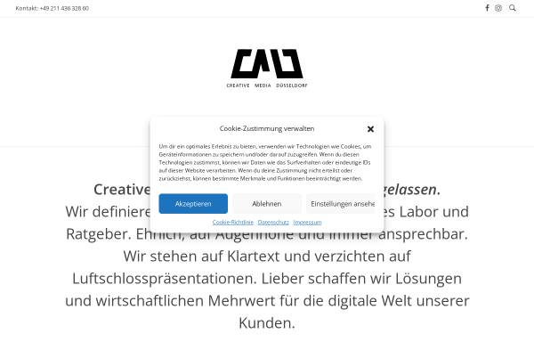 Vorschau von cm-duesseldorf.de, Creative Media Düsseldorf