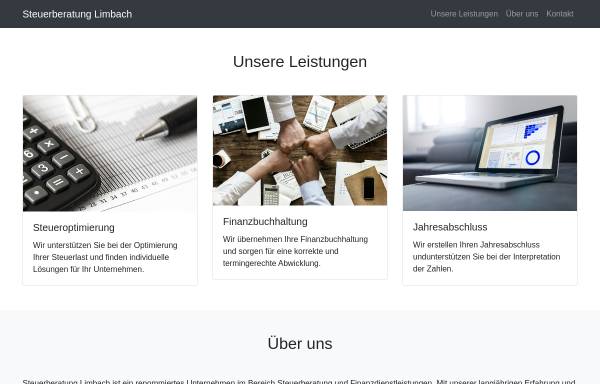Vorschau von www.steuerberatung-limbach.de, Steuerberatung Limbach