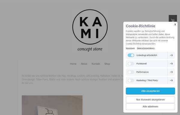 Vorschau von www.kami-store.de, Kami Concept Store