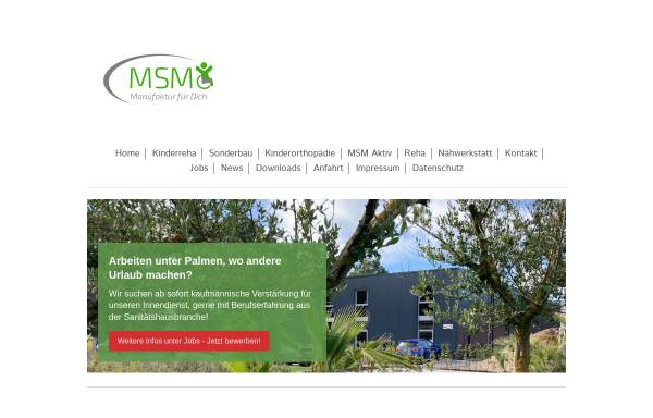 Vorschau von www.24msm.de, M.S.M. Sonderbau Manufaktur GmbH