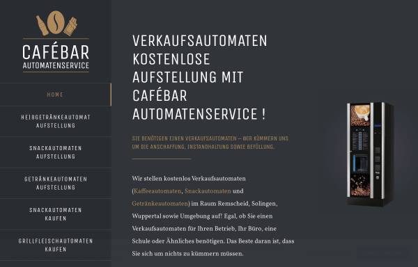 Vorschau von www.cafebar-automatenservice.de, CaféBar Automatenservice