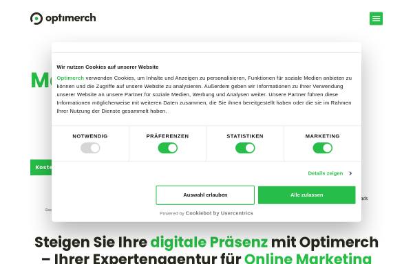 Vorschau von www.optimerch.de, Optimerch GmbH