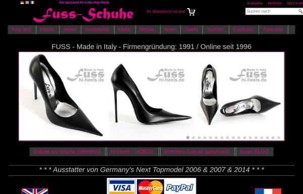 Vorschau von www.fuss-schuhe-shop.de, Fuss-Schuhe