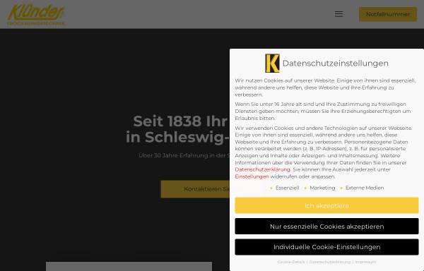 Vorschau von kluendergmbh.de, Klünder GmbH