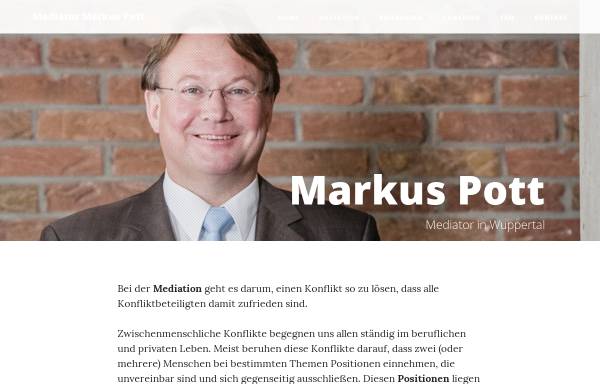 Vorschau von mediator-wuppertal.de, Mediator Markus Pott