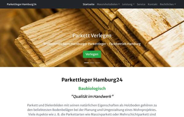 Vorschau von www.parkettleger-hamburg24.de, Wolfgang Lützow - Parkettleger Hamburg24