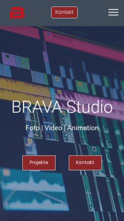 Vorschau der mobilen Webseite brava-studio.de, BRAVA Studio - Karl-Jens Hannewald
