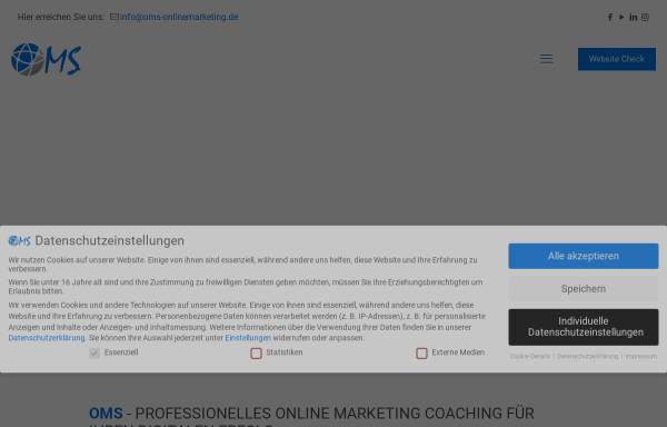 Vorschau von oms-onlinemarketing.de, OMS Consulting - Max Schmidberger