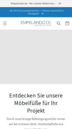 Vorschau der mobilen Webseite empelando.de, Empelando