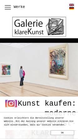 Klarekunst- Abstrakte großformatige Kunst aus München