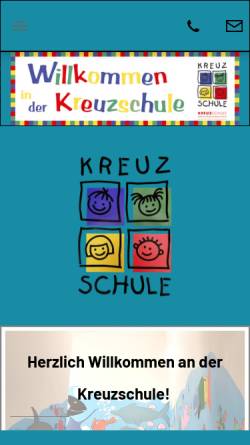 Vorschau der mobilen Webseite kreuzschule-neuss.de, Kreuzschule