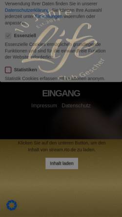 Vorschau der mobilen Webseite www.life-swingerclub.de, P&P Life Club für Paare GmbH