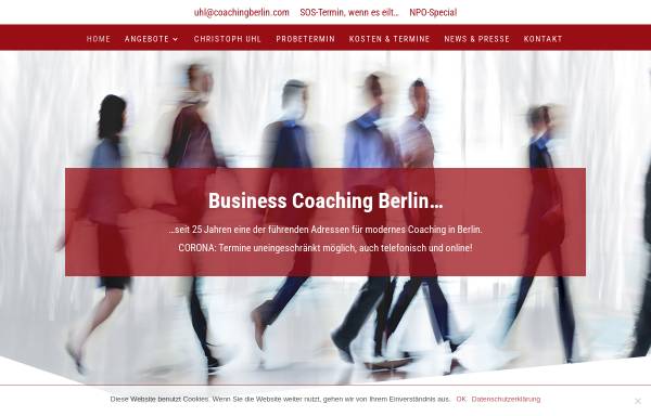 Vorschau von www.coachingberlin.com, Business Coaching Berlin