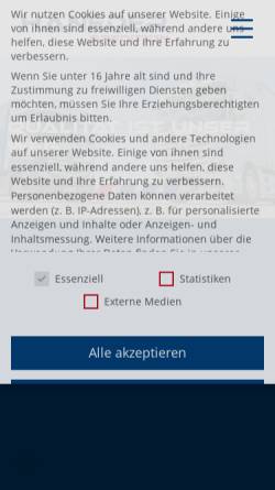 Vorschau der mobilen Webseite www.haneder-spedition.de, Haneder Spedition GmbH