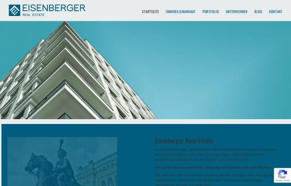 Vorschau von eisenberger-realestate.de, Eisenberger Real Estate GmbH