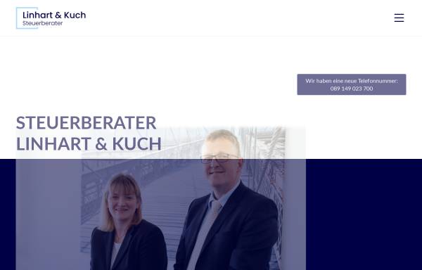 Vorschau von www.steuerberater-muc.de, Linhart & Kuch Steuerberater PartG mbB