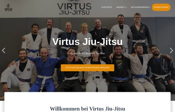 Vorschau von virtus-bjj.de, Virtus Jiu-Jitsu