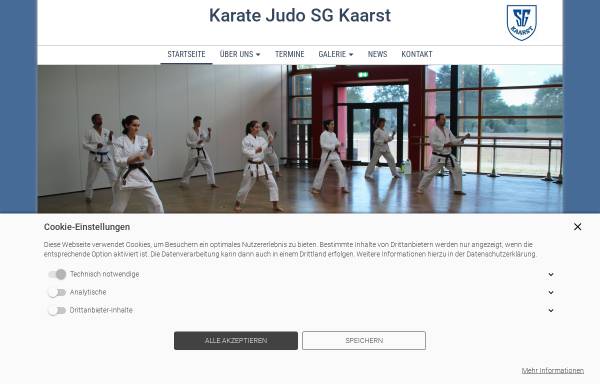 Vorschau von karate-judo-sg-kaarst.de, Karate Judo SG Kaarst