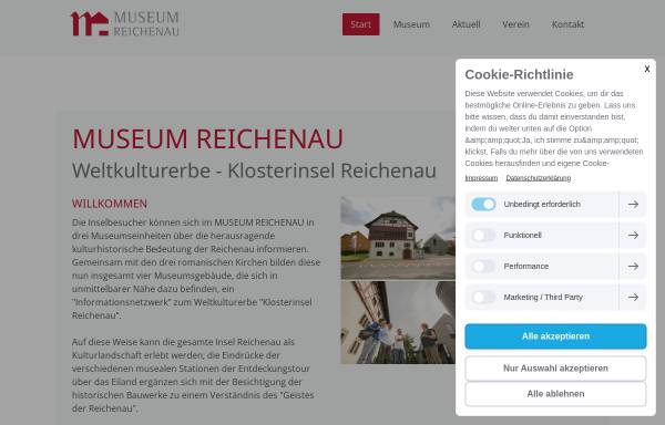 Vorschau von www.museumreichenau.de, Museum Reichenau
