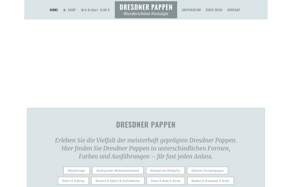 Vorschau von www.dresdner-pappen.de, Dresdner Pappen