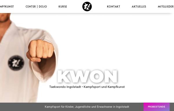Vorschau von taekwon-do-ingolstadt.de, KWON Kampfkunstschule